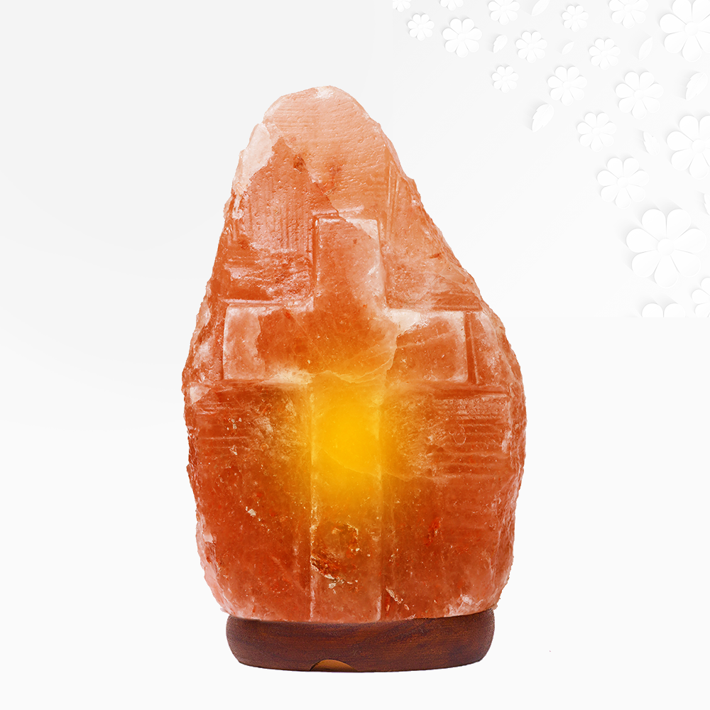 Himalayan Salt CROSS Lamp Ali Salt Store