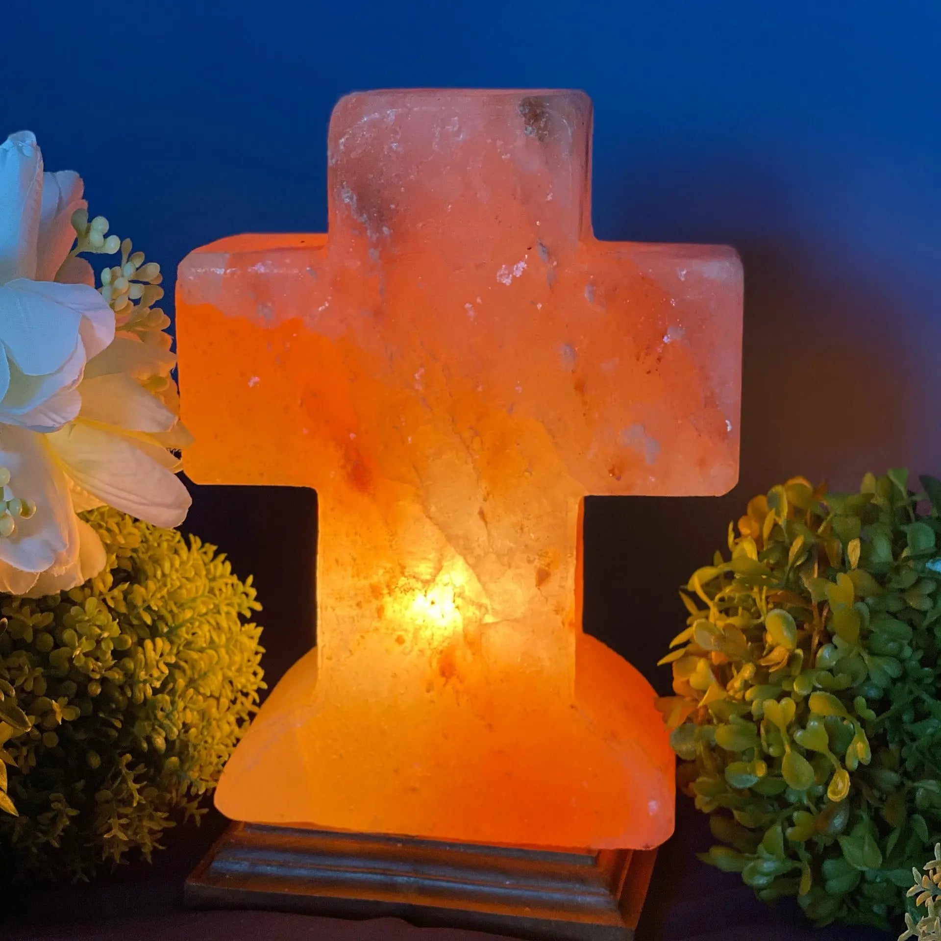 Himalayan Salt Latin Cross Lamp Ali Salt Store