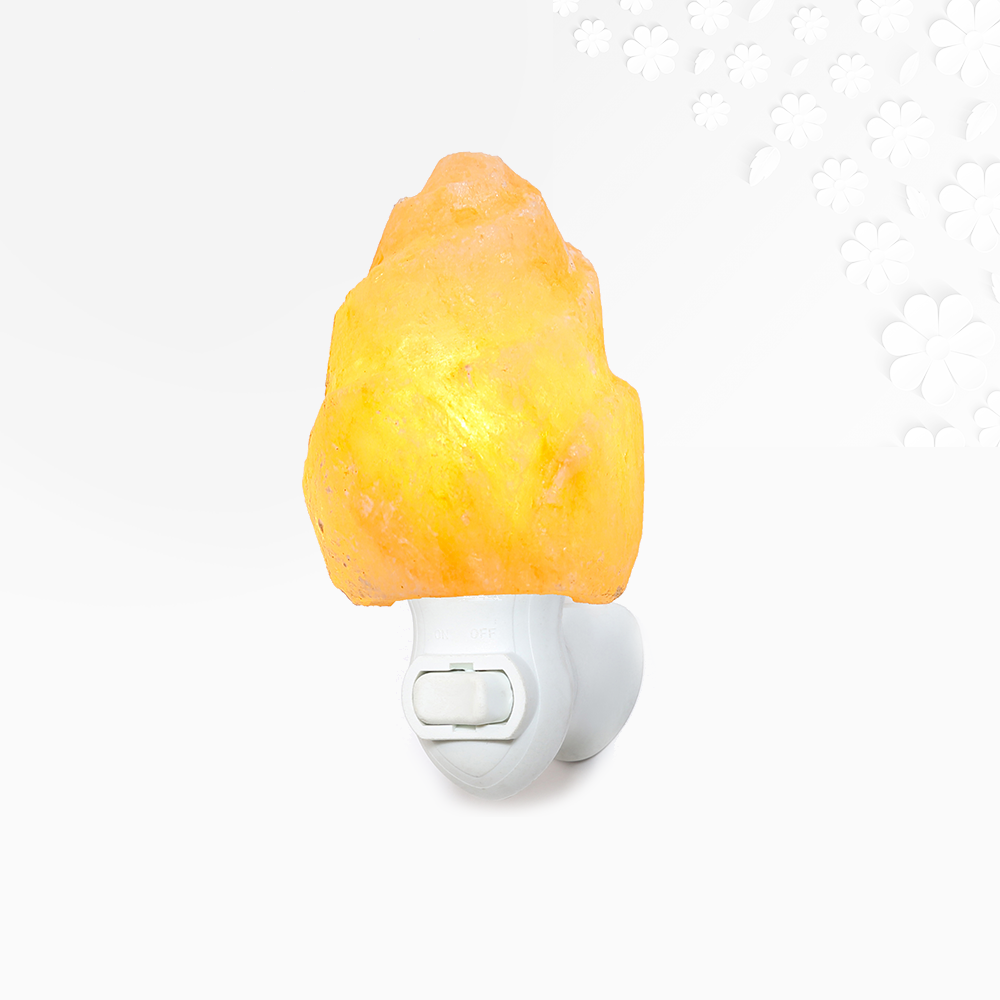 Himalayan Salt Rose Petal Night Light Ali Salt Store
