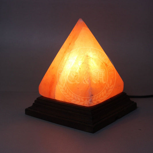 Himalayan Salt Pyramid Lamp Ali Salt Store