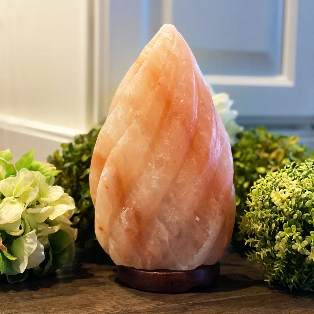 Candle Flame Himalayan Salt Lamp Ali Salt Store