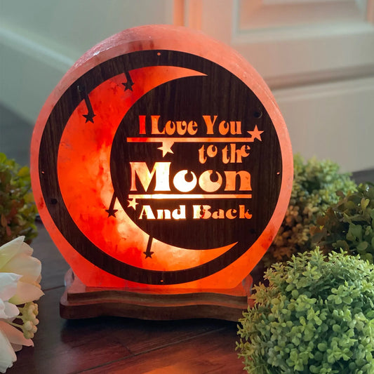 Himalayan Salt I Love You To The Moon And Back Lamp Ali Salt Store