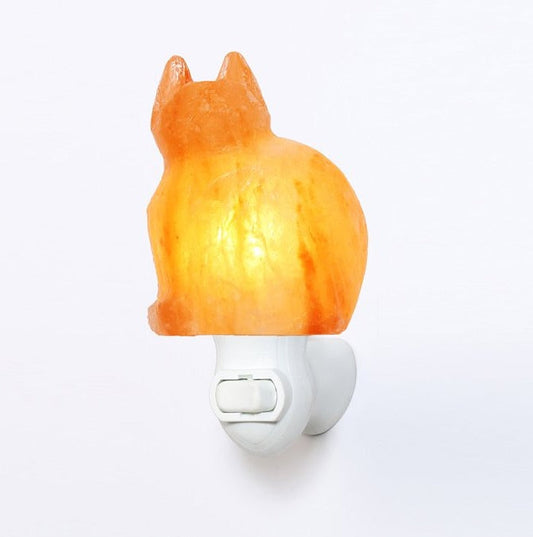 Himalayan Salt Cat Night Light Ali Salt Store